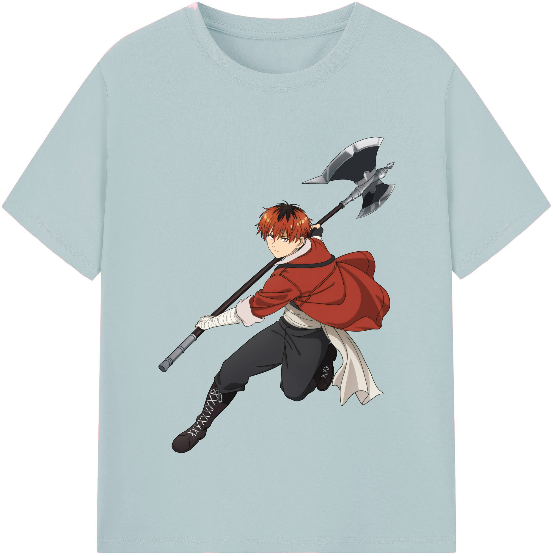 （画像用） 葬送のフリーレン Frieren 綿100％半袖Tシャツ（フロントプリント）